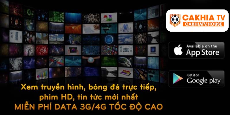 ứng dụng cakhia TV được phát triển trên 2 hệ điều hành ios và android