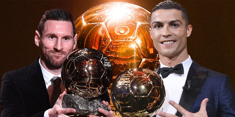 Cristiano Ronaldo và Lionel Messi đều được nhận nhiều quả bóng vàng